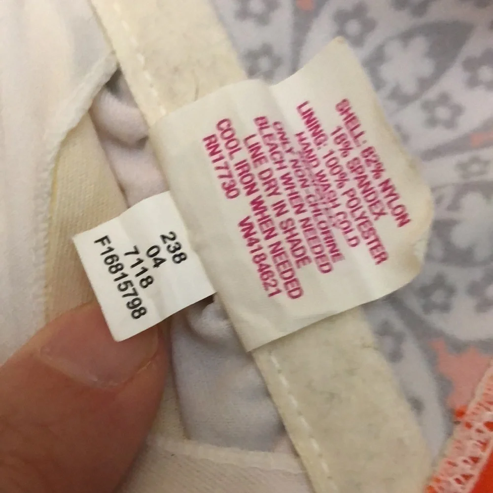3/$25 Xhilaration Boho Style Bandeau Bikini Top Size M